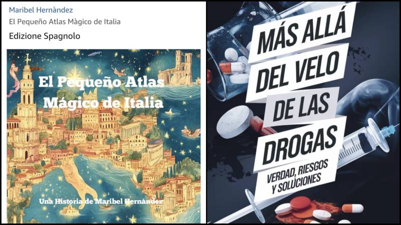 Libros de la escritora Maribel Hernández residente en Italia