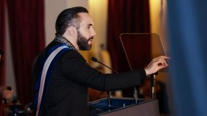 Discurso de rendición de cuentas del sexto año de mandato de Nayib Bukele en la presidencia de El Salvador.
