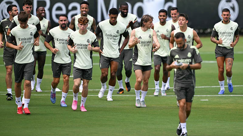Real Madrid World Club training