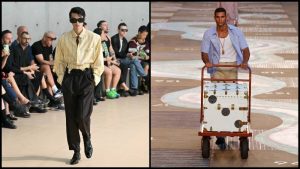 Saint Laurent y Louis Vuitton en Paris