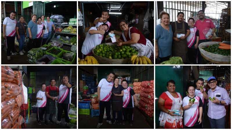 Visita a la tiendona internos Hogar Vito Guarato