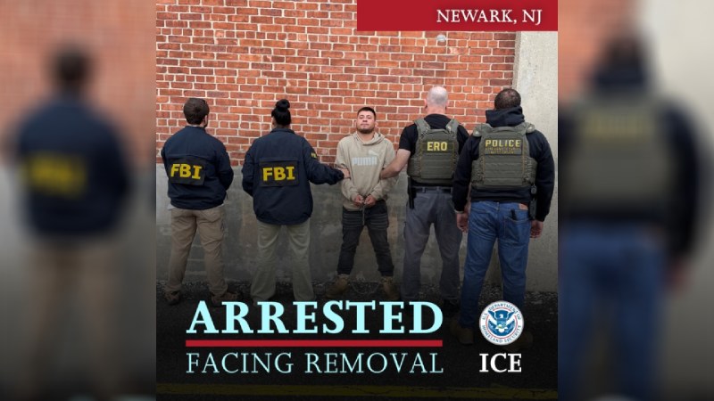 El pandillero José Eliseo Amaya Palacios fue arrestado recientemente por el ERO (Enforcement and Removal Operations u Operaciones de Cumplimiento y Remoción) de Estados Unidos; este cabecilla de la MS-13 recién había sido condenado por la "justicia" salvadoreña. Foto EDH/Cortesía