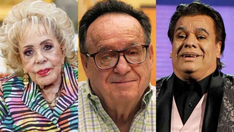 Chespirito, Silvia Pinal, Juan Gabriel