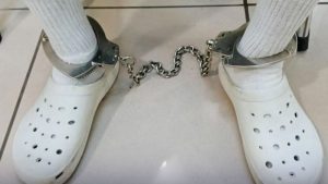 El Juzgado Cuarto de Paz de Soyapango ordenó la detención provisional de Mario de Jesús R. P., de 48 años, acusado del delito de exhibiciones obscenas en perjuicio de una mujer de 33 años. Foto EDH / Cortesía Centros Juidiciales.