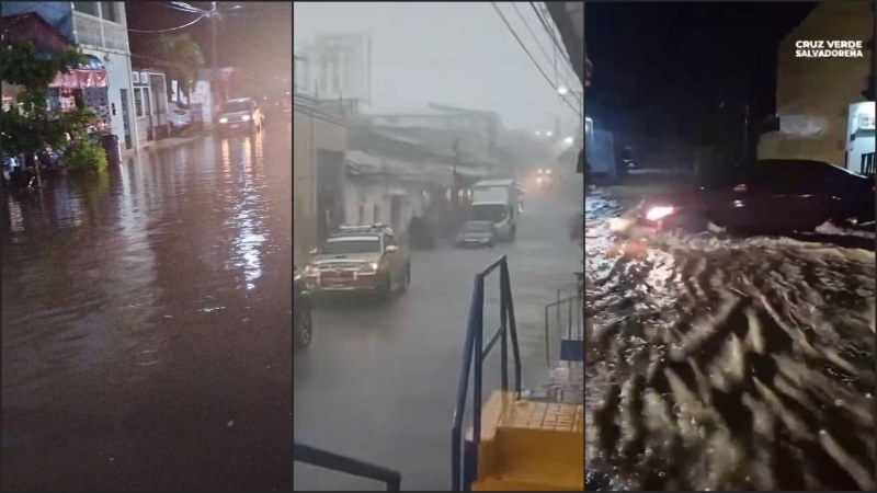 En Chalatenango y Morazán hubo reportes de inundaciones urbanas. Foto: Cortesía