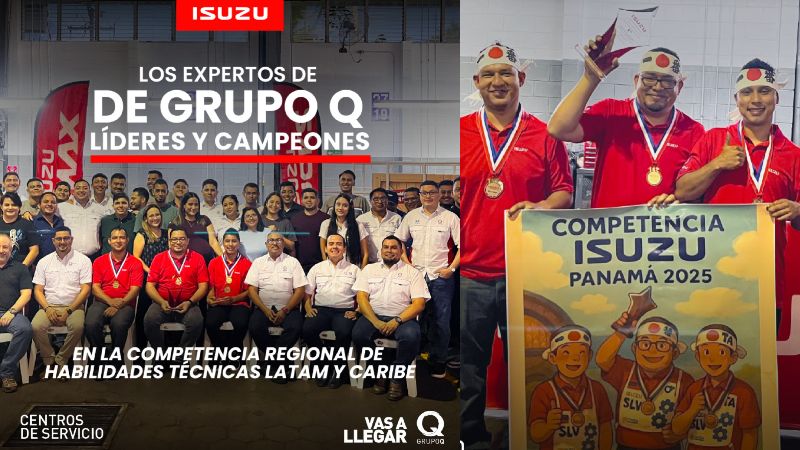 Isuzu El Salvador destacó en la competencia grupal e individual de este certamen. / 