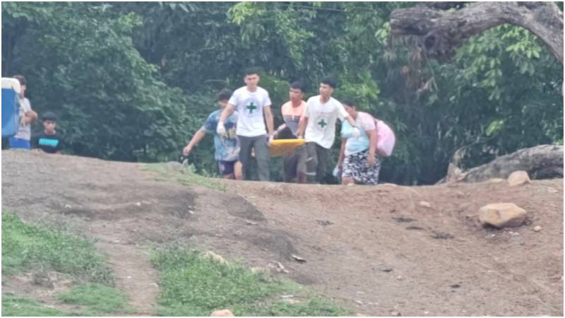 El joven se cayó de una carreta en Concepción Batres. Foto / Cortesía Cruz Verde
