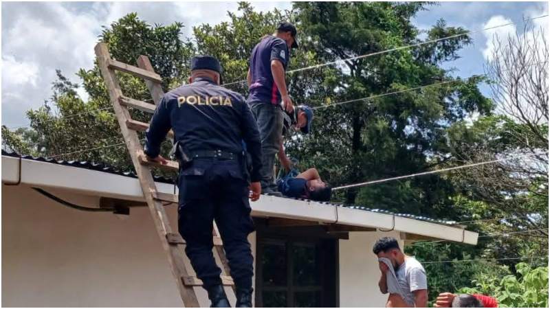 El joven sufrió una descarga eléctrica mientras trabajaba. Foto / Cortesía.