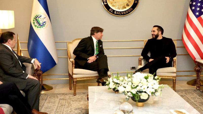 El subsecretario Christopher Landau se reunió con el Presidente Nayib Bukele | cortesía.