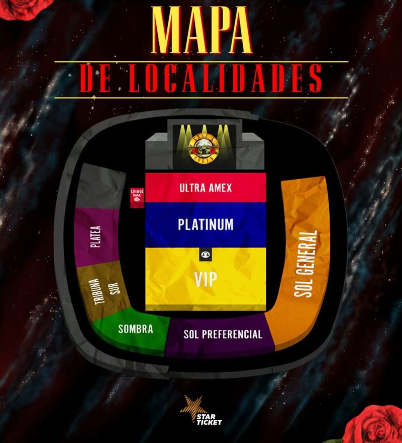 Así estarán ubicadas las localidades. Foto: cortesía