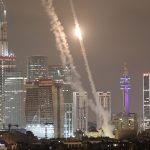 Israel's Iron Dome intercepts ballistic missiles fired from Iran over Tel Aviv