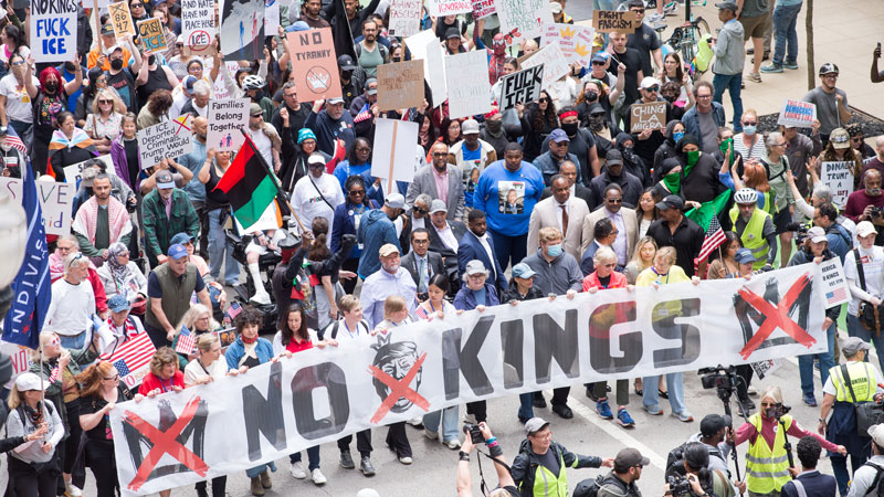 protestas Estados Unidos migrantes