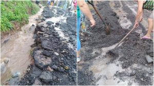 En este estado se encuentra la calle principal. Foto / Cortesía