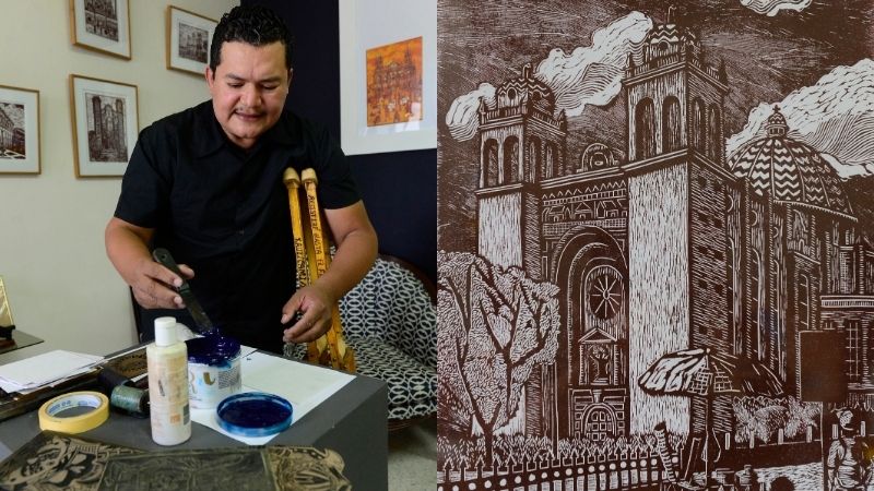 Tecnica del grabado en El Salvador