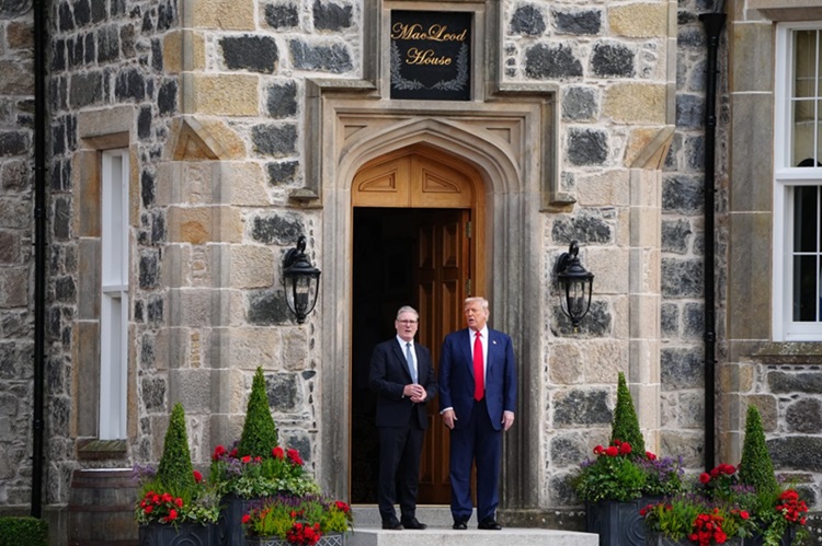 Trump en Escocia