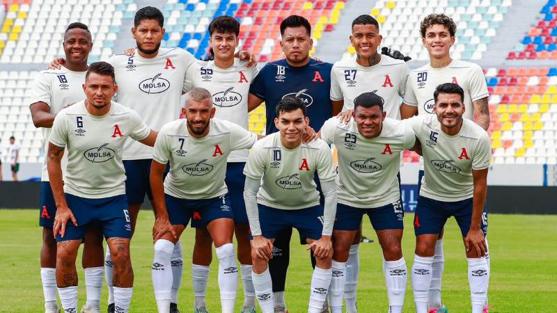 El XI inicial de Alianza en el amistoso de este sábado ante el Aruba. Foto: Alianza FC.