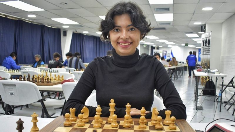 La WIM Angie García se coronó como campeona nacional de ajedrez. Foto: Cortesía FSA