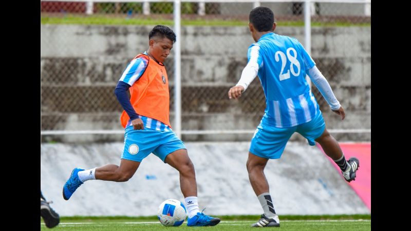 CD Hércules se entrenó en la Fesfut para su debut en la Copa Centroamericana. Foto: Cortesía CD Hércules