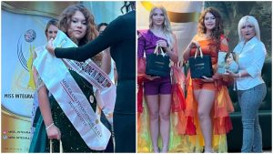 Camila Aguilar gana corona en certamen de belleza en Italia