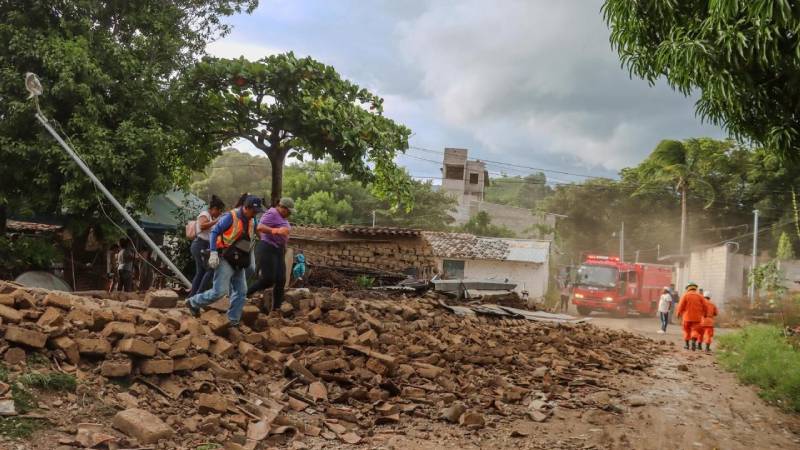 Casas temblores Ahuachapan Norte