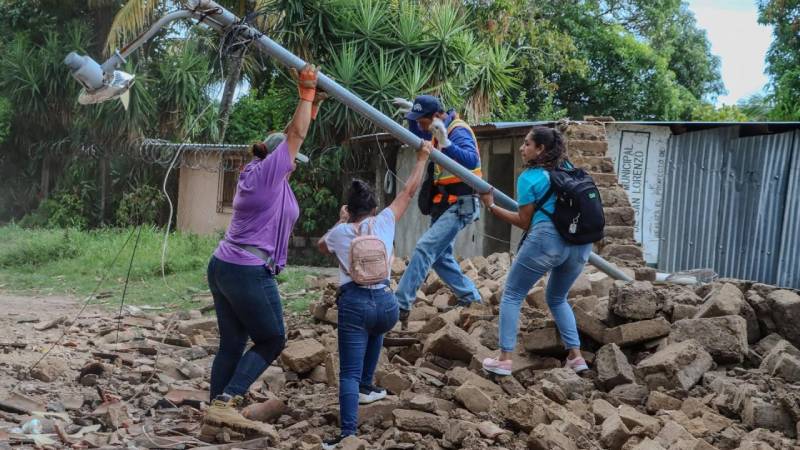 Casas daños temblores Ahuachapan Norte