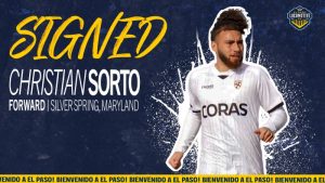 Christian Sorto legionario USL El Paso Locomotive