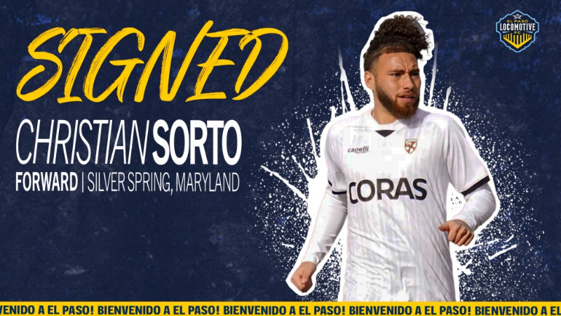 Christian Sorto legionario USL El Paso Locomotive