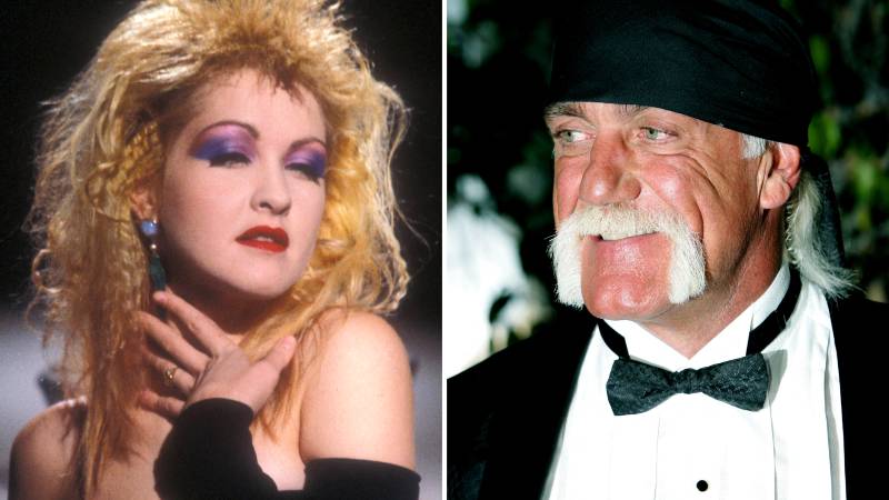 Cyndi Lauper y Hulk Hogan