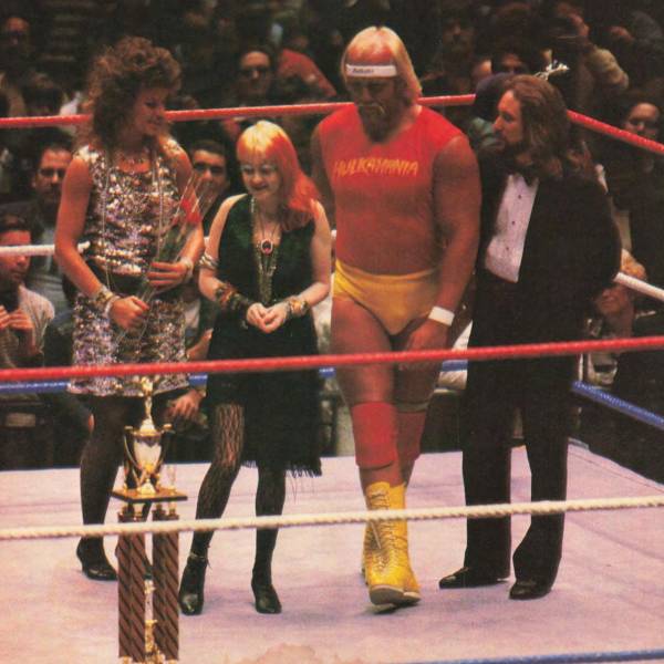 Cyndi Lauper y Hulk Hogan en la WWE