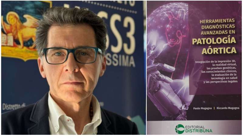 Dr. Paolo Magagna, cardiólogo y cirujano italiano, presentó su libro 