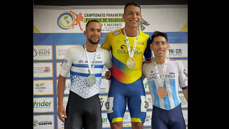 El Salvador- Sebastián Ruiz -Colombia- Medalla- Plata