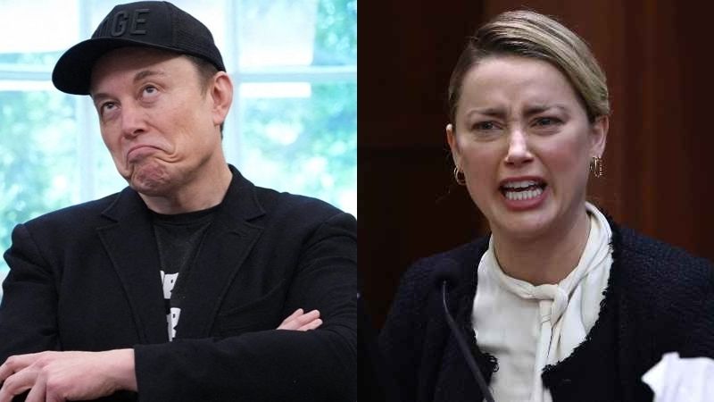 Elon Musk y Amber Heard