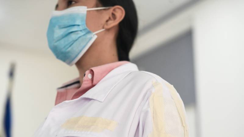 Alumnos de medicina en colegio medico