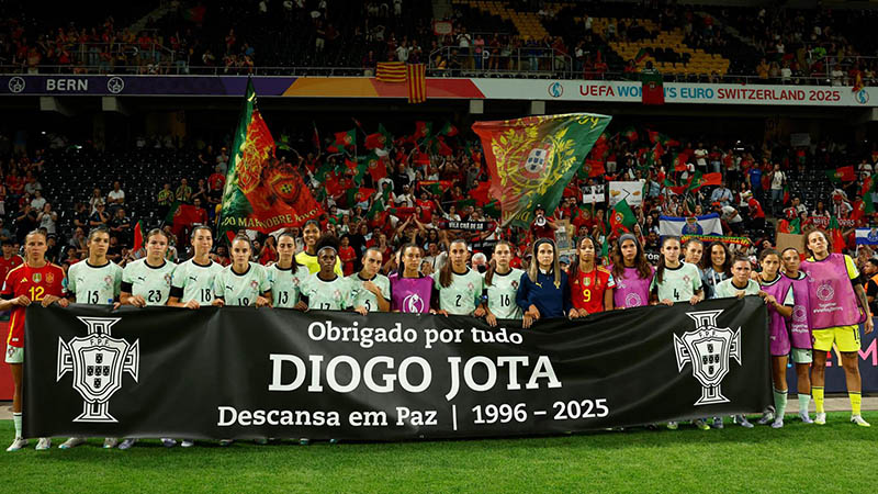 Fallecimiento Diogo Jota Eurocopa Femenina