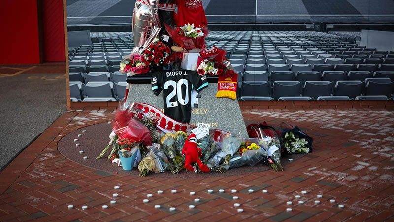 Homenajes Diogo Jota Portugal