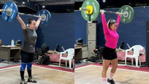 Maria Jose Alger Iris Rodriguez Levantamiento de Pesas Master