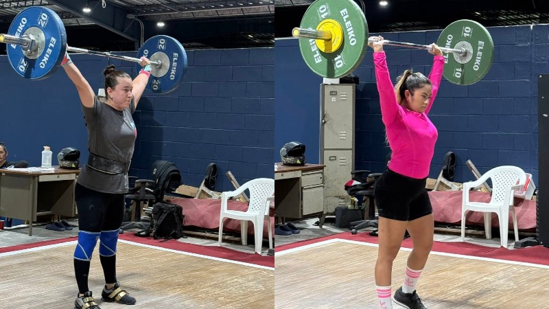 Maria Jose Alger Iris Rodriguez Levantamiento de Pesas Master