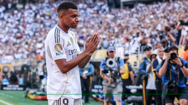 Mbappe festejo Diogo Jota Real Madrid Mundial de Clubes