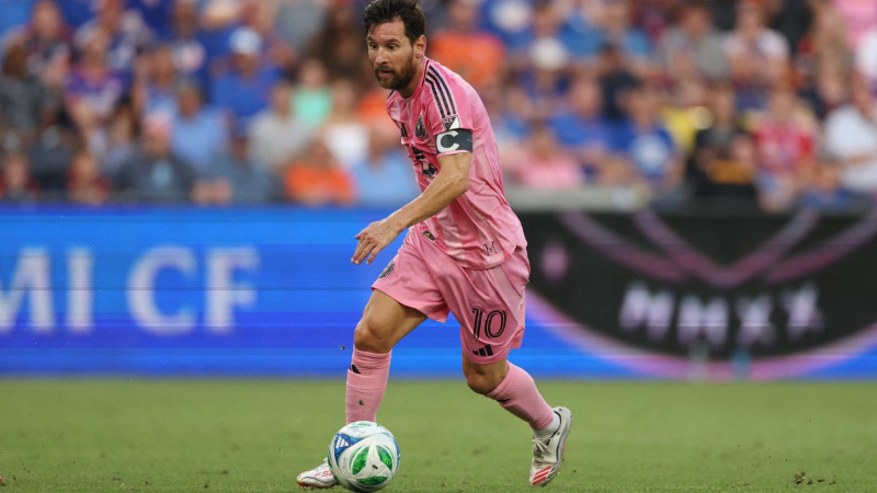 Messi en partido de la MLS