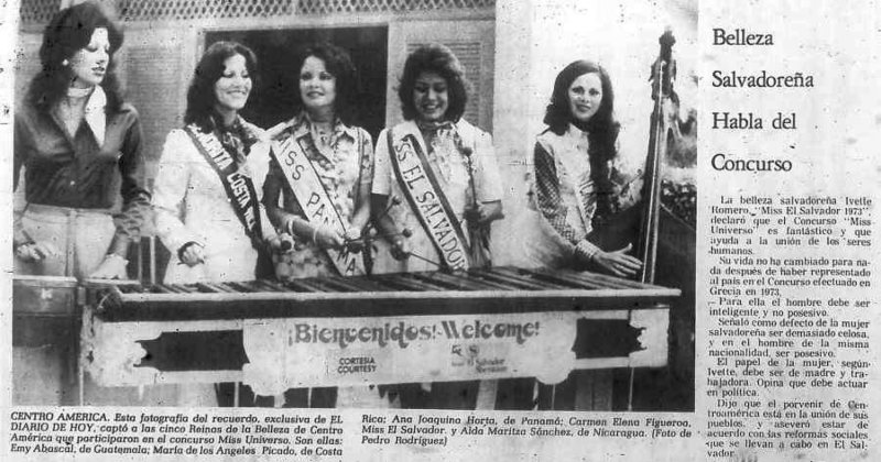 Miss Universo 1975 en El Salvador