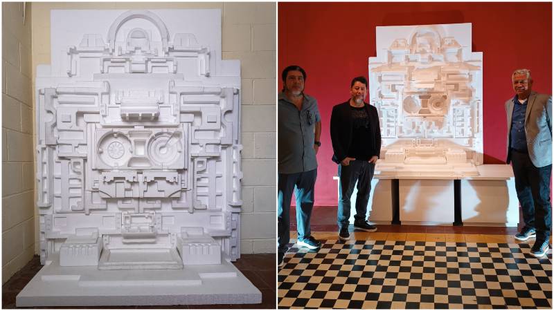 Óscar Pérez en bienal de Tegucigalpa, Honduras