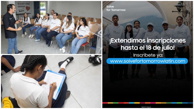 la convocatoria de Solve for Tomorrow, el programa regional de Samsung que impulsa la innovación