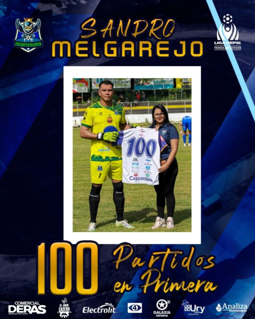 Sandro Melgarejo apoyo 100 partidos Primera Zacate