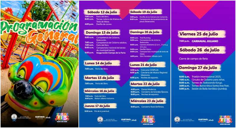 Santa Ana - Fiestas Julias 2025