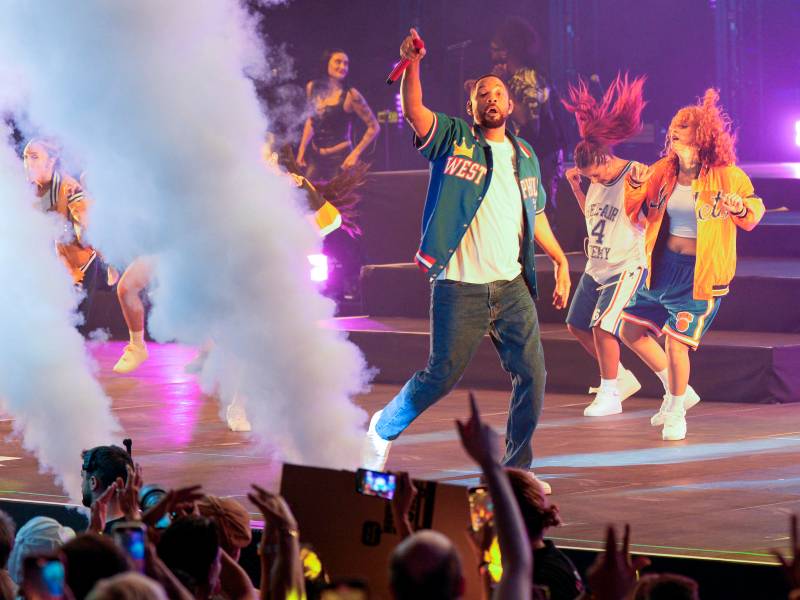 Will Smith en concierto en Marbella