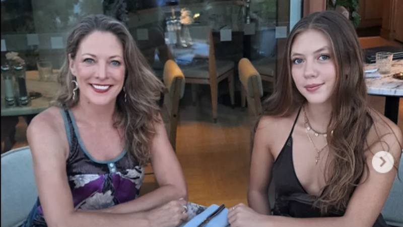 Andrea Noli y su hija, Valentina