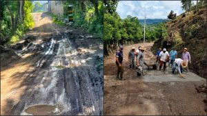 Los lugareños piden apoyo para avanzar con la reparación, luego de múltiples llamados a la municipalidad de Chalatenango Sur. Foto: Cortesía