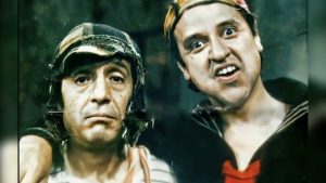 Carlos Villagrán y Roberto Gómez Bolaños