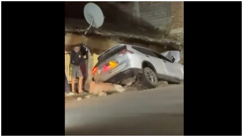 En redes sociales circuló el video del accidente. Foto / Captura de video