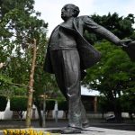 Salvadoreño chocó contra monumento guatemalteco al Nobel Miguel Ángel Asturias